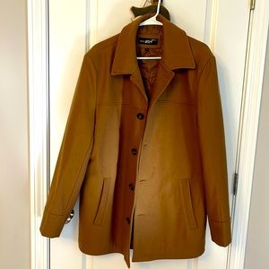 Brown pea coat